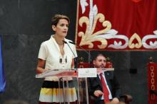 María Chivite, Presidenta de la Comunidad Foral