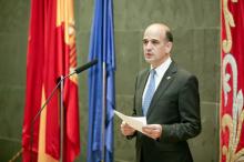 Alberto Catalán, durante su intervención