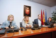 Jokin Castiella (Geroa Bai), presidente, Carmen Segura (UPN), vicepresidenta, Arantza Izurdiaga (EH Bildu), secretaria