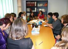 Reunión de Parlamentarias y responsables del Centro de Salud Mental de Estella