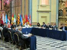 Alberto Catalán, en la reunión de presidentes de Parlamentos Autonómicos celebrada en Cádiz