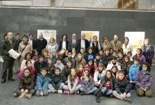 Alberto Catalán, con estudiantes, docentes y Parlamentarios