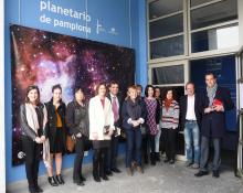 Parlamentarios y responsables del Planetario