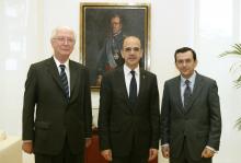 Bertelsen, Catalán y Montoro, en el despacho del Presidente