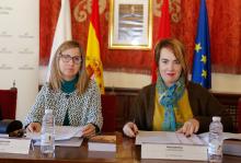 Idoia Tajadura, nueva Letrada Mayor del Parlamento de Navarra, y Ainhoa Aznárez, Presidenta