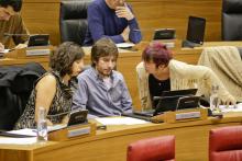 Laura Pérez, Mikel Buil, Tere Sáez (G.P. Podemos-Ahal Dugu)