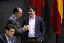 Óscar Arizcuren, Carlos García Adanero, Luis Casado (G.P. UPN)