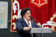 Olga Alcega, AFFNAko presidentea