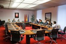 Sesión de trabajo en la Comisión de Relaciones Ciudadanas e Institucionales