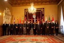 Recepción del Presidente de la Xunta, Alberto Núñez Feijoo, a los Presidentes de las Cámaras Autonómicas