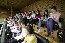 Estudiantes de Periodista de la Universidad de Navarra