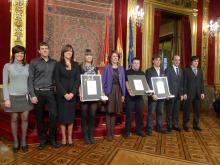 Personas y colectivos premiados en la edición 2011 de los Galardones de la Juventud