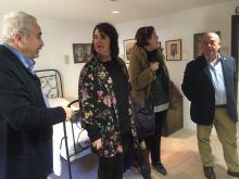 Un momento de la visita a la casa de Ramón y Cajal.