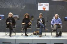 Ana Aliende, Ana Otazu, Xabier Azcoitia y Albert Planes 