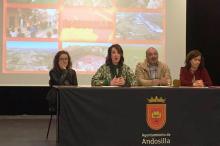 De izqda. a dcha: Amaia Ágreda, Ainhoa Aznárez, Manuel Terés y Ana Herrera.